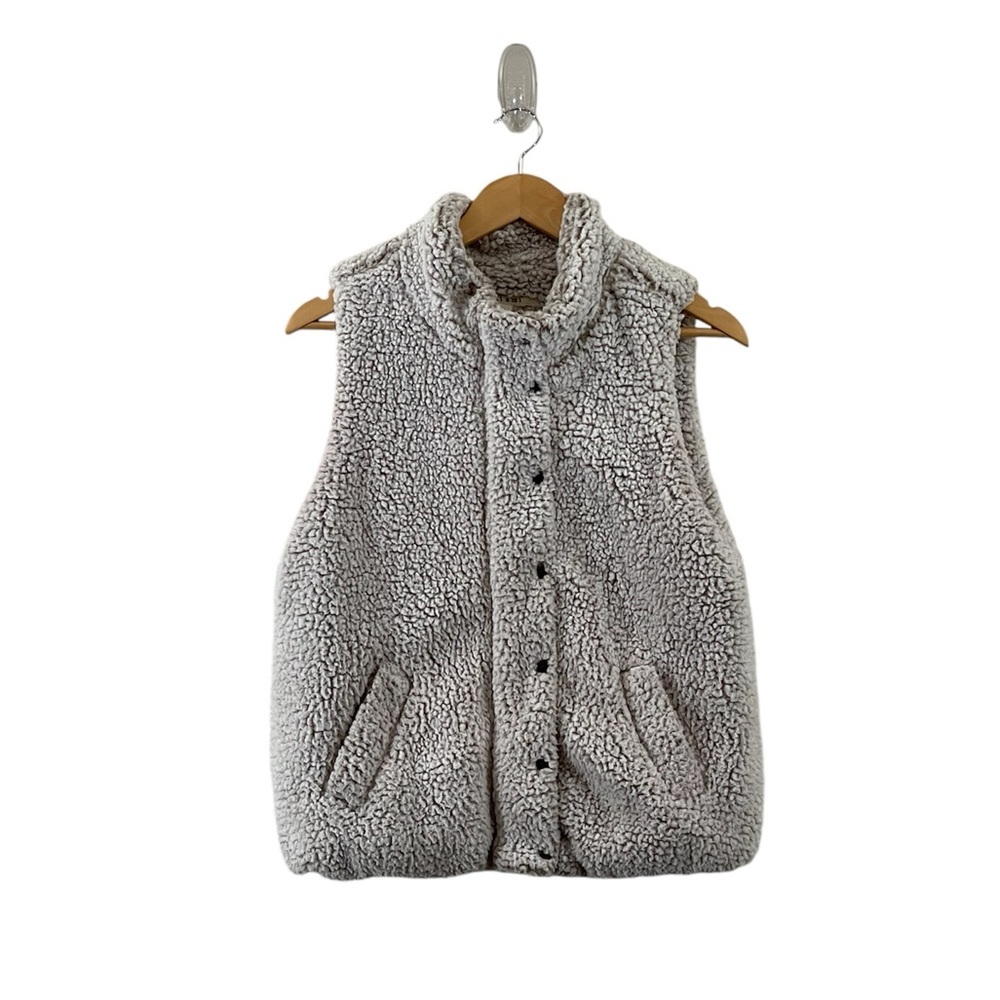 Miami Fleece Plush Sherpa Women’s Vest Size M